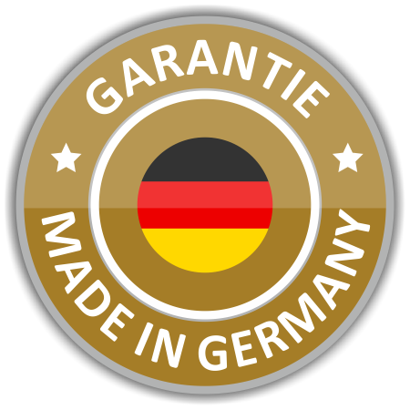 Goldenes Garantie-Siegel Made in Germany