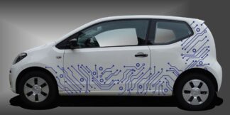 Aufkleber fürs Auto Kleinwagen Set Circuit