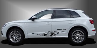 Die Auto Rallye Streifen sind erfrischende Zierstreifen für SUVs, die dem Fahrzeug einen sportlichen und modernen Look im Design verleihen. Das Set besteht aus modularen Einzelelementen im Baukastenprinzip. Geeignet für glatte, lackierte Fahrzeugoberflächen. Material: Hochwertige Plotterfolie (Mactac), UV-beständig, waschstraßenfest, rückstandslos entfernbar, Haltbarkeit über 10 Jahre.