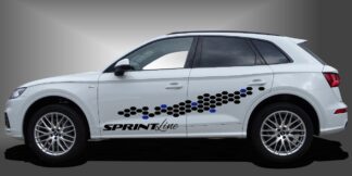 Der Karo Aufkleber ist ein zauberhafter Tuningaufkleber für SUVs, der dem Fahrzeug einen sportlichen und modernen Look im Design verleiht. Das Set besteht aus modularen Einzelelementen im Baukastenprinzip. Geeignet für glatte, lackierte Fahrzeugoberflächen. Material: Hochwertige Plotterfolie (Mactac), UV-beständig, waschstraßenfest, rückstandslos entfernbar, Haltbarkeit über 10 Jahre.