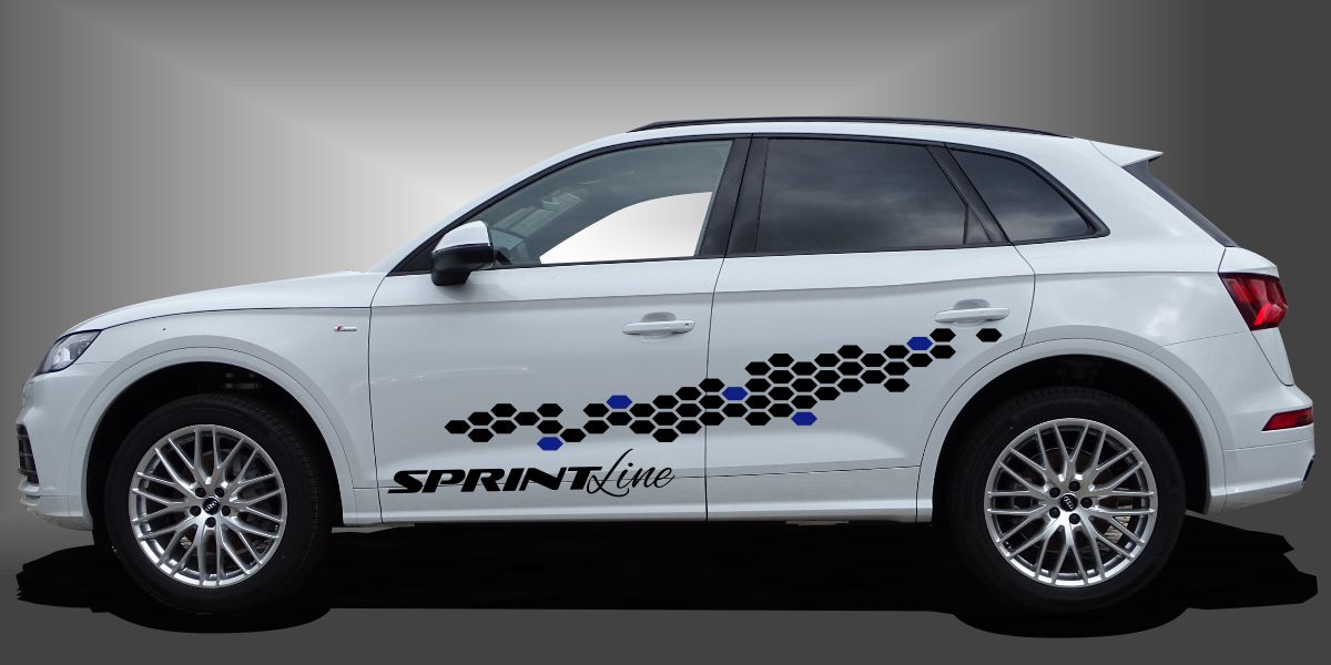 Der Karo Aufkleber ist ein zauberhafter Tuningaufkleber für SUVs, der dem Fahrzeug einen sportlichen und modernen Look im Design verleiht. Das Set besteht aus modularen Einzelelementen im Baukastenprinzip. Geeignet für glatte, lackierte Fahrzeugoberflächen. Material: Hochwertige Plotterfolie (Mactac), UV-beständig, waschstraßenfest, rückstandslos entfernbar, Haltbarkeit über 10 Jahre.