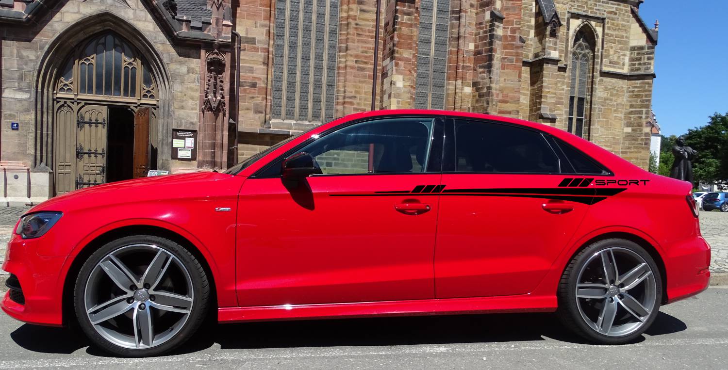 Audi A4 Set 329 schwarz // Foto: Egbert Fischer