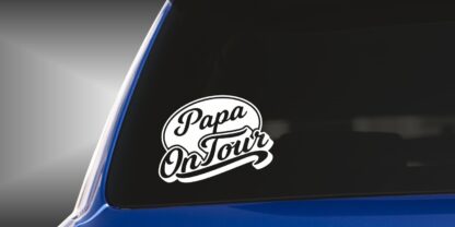 Heckaufkleber Papa on Tour No. 421