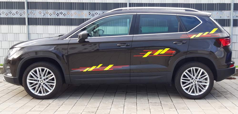 Seat Ateca Set 503 hellrot/hellgelb // Foto: Lothar Schabenberger
