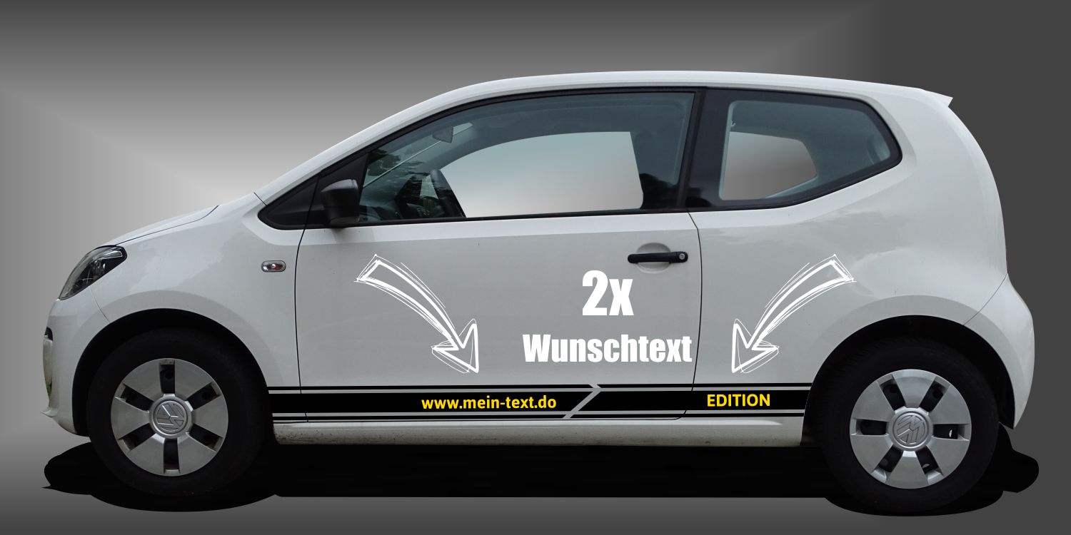 Zierstreifen fürs Auto  333x starkes Design fürs Auto ✓