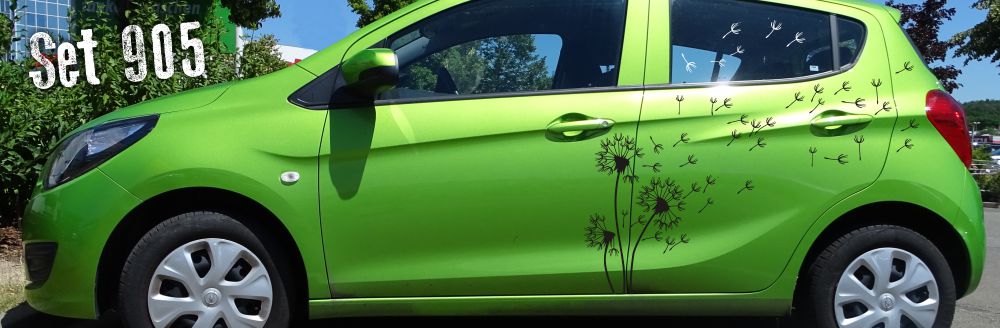 Auto Sticker Pusteblume Set 905