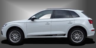 Die Tuning Rally Streifen sind formvollendete Tribal für SUVs, die ein sportliches und modernes Auto-Tuning im Design verleihen. Das Set besteht aus modularen Einzelelementen im Baukastenprinzip. Geeignet für glatte, lackierte Fahrzeugoberflächen. Material: Hochwertige Plotterfolie (Mactac), UV-beständig, waschstraßenfest, rückstandslos entfernbar, Haltbarkeit über 10 Jahre.