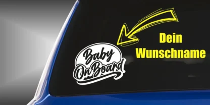 Baby on Board Aufkleber