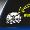 Camper on Board Aufkleber