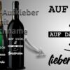 Flaschenaufkleber mit Namen