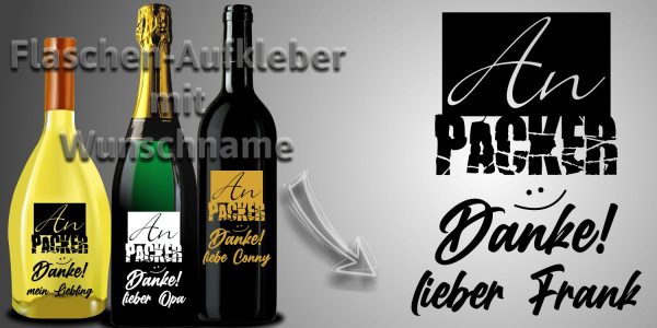 Super Flaschenaufkleber