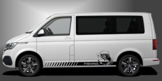 Der Camper Seitenstreifen ist ein eindrucksvoller Carsticker für Kleinbusse, der dem Fahrzeug eine sportliche und moderne Intensität im Design verleiht. Das Set besteht aus modularen Einzelelementen im Baukastenprinzip. Geeignet für glatte, lackierte Fahrzeugoberflächen. Material: Hochwertige Plotterfolie (Mactac), UV-beständig, waschstraßenfest, rückstandslos entfernbar, Haltbarkeit über 10 Jahre.