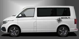 Der Camper Sticker Kompass ist ein urbaner Auto-Streifen für Kleinbusse, der dem Fahrzeug einen sportlichen und modernen Look im Design verleiht. Das Set besteht aus modularen Einzelelementen im Baukastenprinzip. Geeignet für glatte, lackierte Fahrzeugoberflächen. Material: Hochwertige Plotterfolie (Mactac), UV-beständig, waschstraßenfest, rückstandslos entfernbar, Haltbarkeit über 10 Jahre.