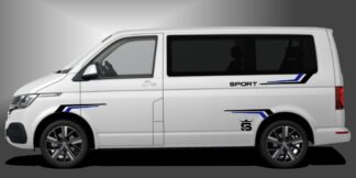 Das VW Bus Tuning ist ein dynamischer Autosticker für Kleinbusse, der dem Fahrzeug eine sportliche und moderne Intensität im Design verleiht. Das Set besteht aus modularen Einzelelementen im Baukastenprinzip. Geeignet für glatte, lackierte Fahrzeugoberflächen. Material: Hochwertige Plotterfolie (Mactac), UV-beständig, waschstraßenfest, rückstandslos entfernbar, Haltbarkeit über 10 Jahre.