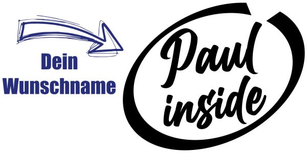 Paul inside Aufkleber