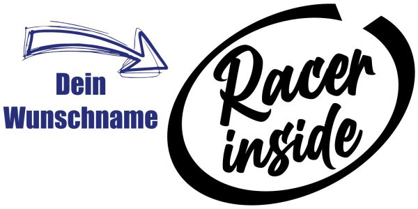 Racer inside Stickers