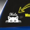 Katzen Sticker Auto