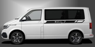 Der Bulli Schriftzug ist ein fantastischer Autosticker für Kleinbusse, der dem Fahrzeug einen sportlichen und modernen Look im Design verleiht. Das Set besteht aus modularen Einzelelementen im Baukastenprinzip. Geeignet für glatte, lackierte Fahrzeugoberflächen. Material: Hochwertige Plotterfolie (Mactac), UV-beständig, waschstraßenfest, rückstandslos entfernbar, Haltbarkeit über 10 Jahre.